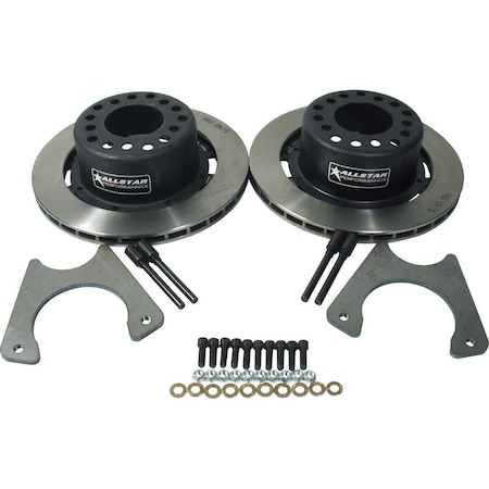 Allstar Performance 0.81 x 11.75 in. Rotor Rear Disc Brake Kit for 1978-1988 GM 10 Bolt ALL42019